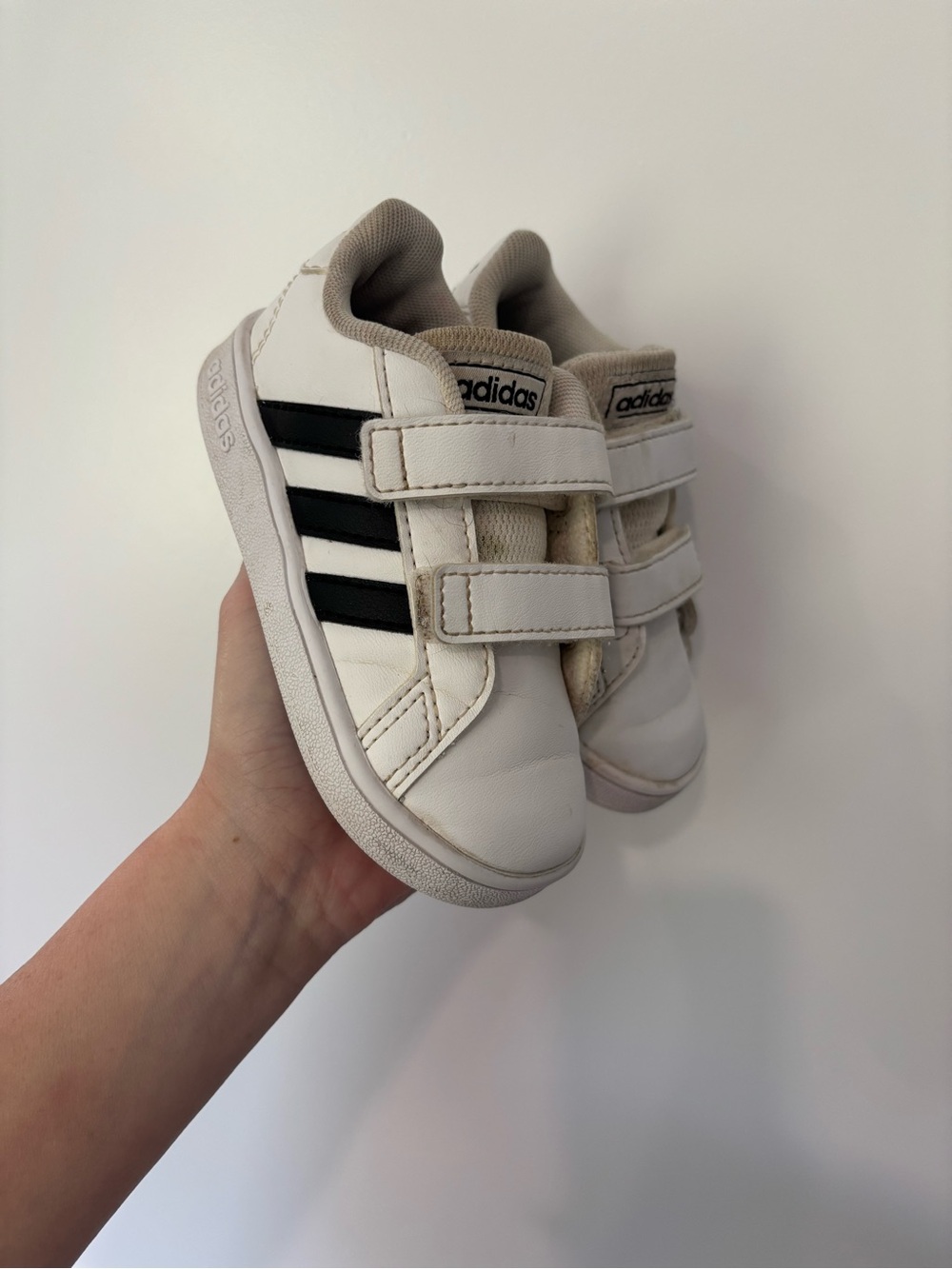 Adidas Grand Court Sneaker Cloud White Core Black Size 6K